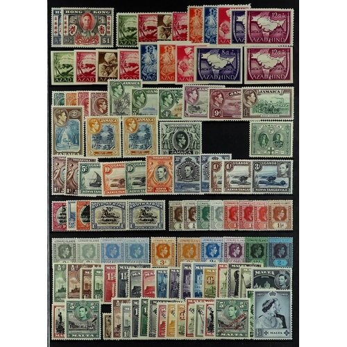 49 - COLLECTIONS & ACCUMULATIONS COMMONWEALTH - KGVI FINE MINT COLLECTION incl., Aden 1939 - 1951 ranges ... 