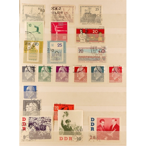 491 - GERMANY ACCUMULATION in five stockbooks and on pages, incl. Inflation issues in mint blocks, East an... 