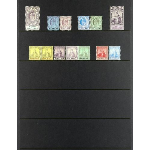 50 - COLLECTIONS & ACCUMULATIONS COMMONWEALTH KING EDWARD VII MINT COLLECTION incl.  Antigua 1903-07 set ... 