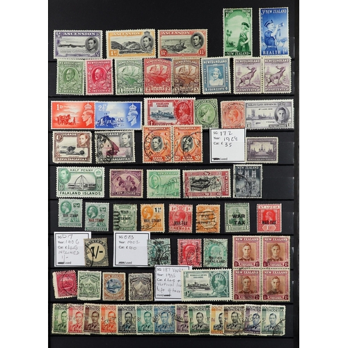 55 - COLLECTIONS & ACCUMULATIONS BRITISH COMMONWEALTH a useful range of QV to 1960's mint and used issues... 