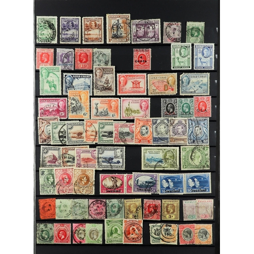 55 - COLLECTIONS & ACCUMULATIONS BRITISH COMMONWEALTH a useful range of QV to 1960's mint and used issues... 