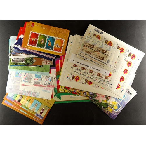 574 - HONG KONG 1997-2010 never hinged mint range of over forty sets incl. definitives, usually in units o... 