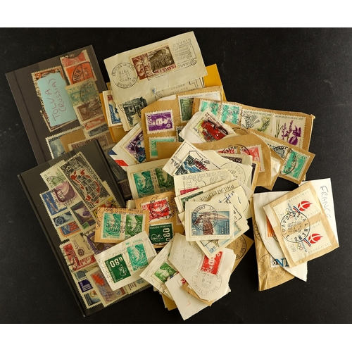 61 - COLLECTIONS & ACCUMULATIONS WORLD IN THREE BOXES with lots of country sorted packets, a bundle of co... 