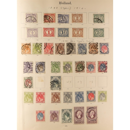 68 - COLLECTIONS & ACCUMULATIONS FOREIGN COUNTRIES a largely old time range in a battered 1898 album (no ... 