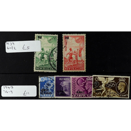 72 - COLLECTIONS & ACCUMULATIONS COMMONWEALTH QV-KGVI RANGES on stockcards, mint or used incl. India, Ade... 