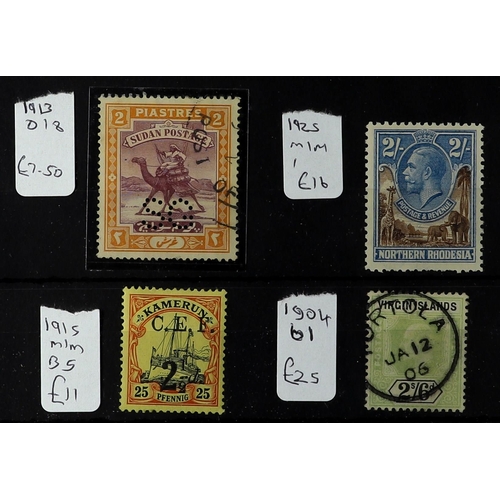 72 - COLLECTIONS & ACCUMULATIONS COMMONWEALTH QV-KGVI RANGES on stockcards, mint or used incl. India, Ade... 