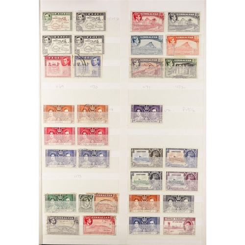 73 - COLLECTIONS & ACCUMULATIONS COMMONWEALTH a large stockbook of largely 1930's-50's issues, mint and u... 