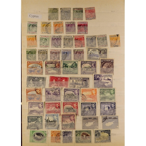 78 - COLLECTIONS & ACCUMULATIONS BRITISH EMPIRE clean ranges of QV to QE2 mint and used issues in five la... 