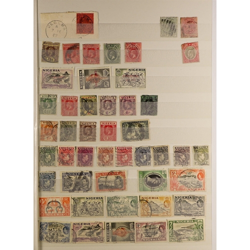 78 - COLLECTIONS & ACCUMULATIONS BRITISH EMPIRE clean ranges of QV to QE2 mint and used issues in five la... 