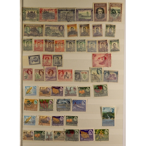 78 - COLLECTIONS & ACCUMULATIONS BRITISH EMPIRE clean ranges of QV to QE2 mint and used issues in five la... 