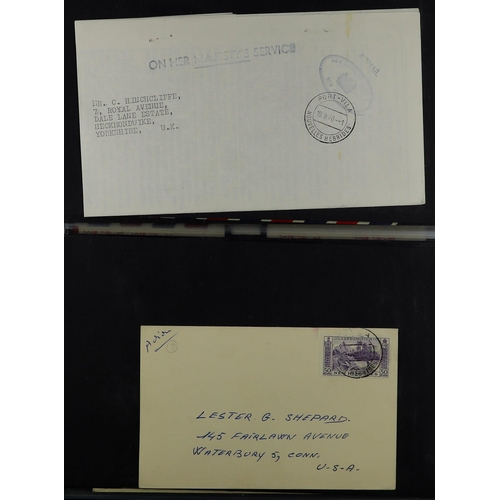 803 - NEW HEBRIDES ENGLISH 1953-69 covers collection, with commercial & philatelic covers, registered mail... 