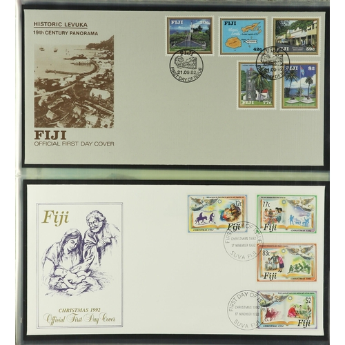 85 - COLLECTIONS & ACCUMULATIONS AUSTRALIA AND PACIFIC ISLANDS FIRST DAY COVERS 1970's-90's in three albu... 