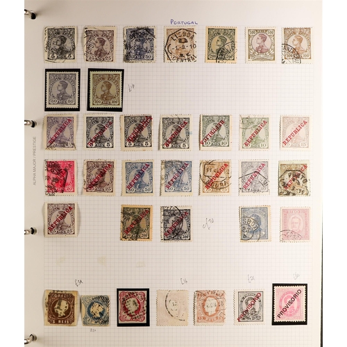 878 - PORTUGAL 1850's-1990's collection in an album, with mint or used ranges, incl. better miod period, s... 