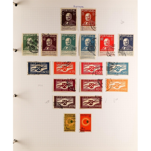 878 - PORTUGAL 1850's-1990's collection in an album, with mint or used ranges, incl. better miod period, s... 