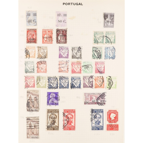 879 - PORTUGAL 1856-2000's a general used collection in an album, S.T.C. over £900. (+/- 900 stamps)