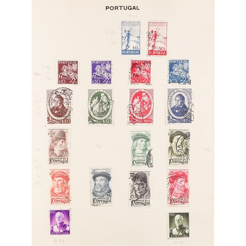 879 - PORTUGAL 1856-2000's a general used collection in an album, S.T.C. over £900. (+/- 900 stamps)