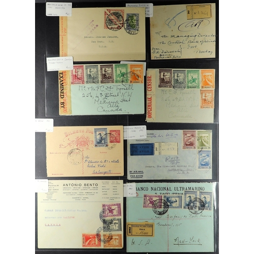 883 - PORTUGUESE COLONIES 1900's-50's COVERS RANGE an American dealers stock (P.T.S.A. $6200+), highly use... 