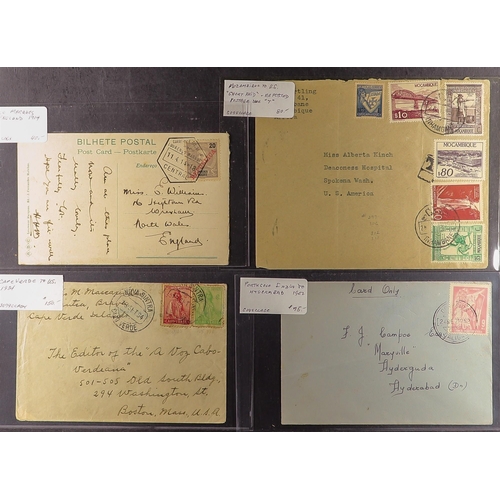 883 - PORTUGUESE COLONIES 1900's-50's COVERS RANGE an American dealers stock (P.T.S.A. $6200+), highly use... 