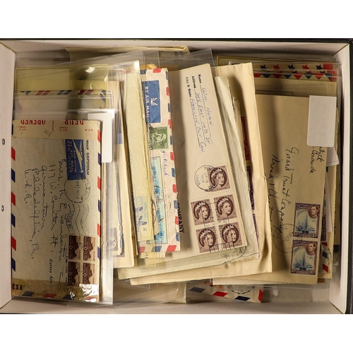 90 - COLLECTIONS & ACCUMULATIONS COMMONWEALTH COVERS an interesting range of QV to about 1950's in a smal... 