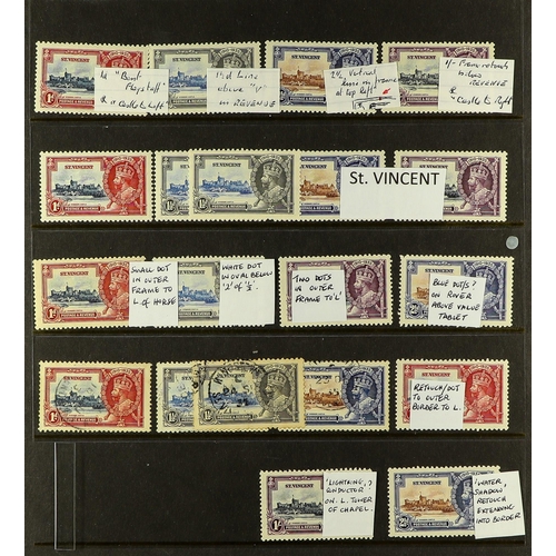 10 - COLLECTIONS & ACCUMULATIONS COMMONWEALTH 1935 SILVER JUBILEE an extensive collection of regular issu... 