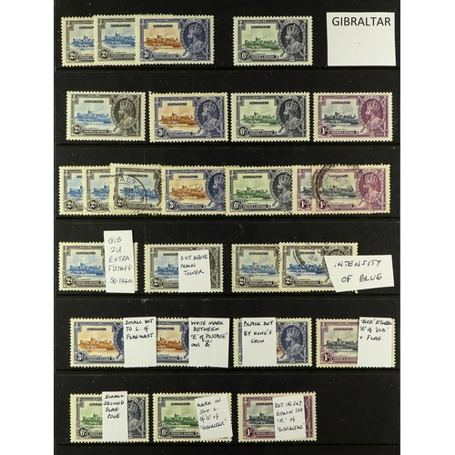 10 - COLLECTIONS & ACCUMULATIONS COMMONWEALTH 1935 SILVER JUBILEE an extensive collection of regular issu... 