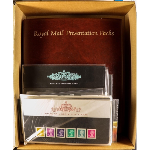 1046 - GB.ELIZABETH II DEFINITIVE AND HIGH VALUE PRESENTATION PACKS. Includes Machins, Regionals, and Castl... 