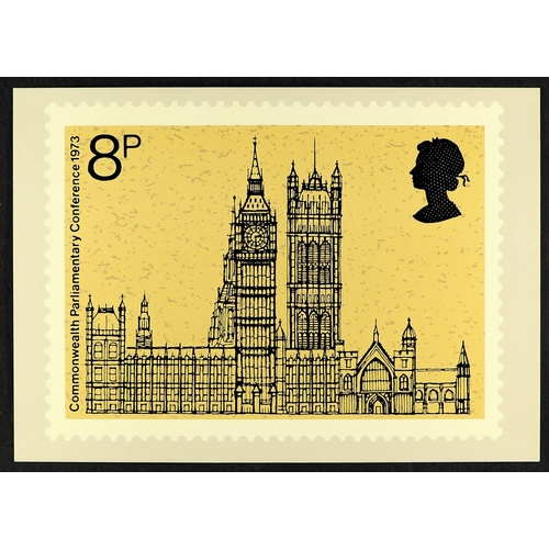 1059 - GB.ELIZABETH II PHQ COLLECTION 1973 - 1988. Includes ' Inigo Jones', 'Parliament', 'Tree' (used), 'F... 