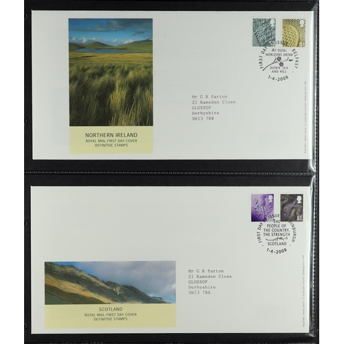 1084 - GB.FIRST DAY COVERS 1986-2010 a very clean collection in twenty albums, with Bureau and non-Bureau i... 