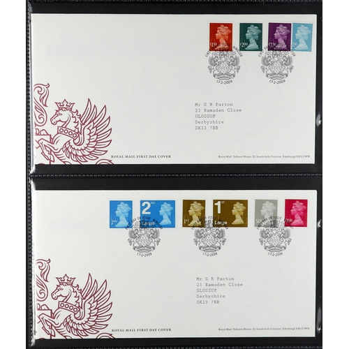 1084 - GB.FIRST DAY COVERS 1986-2010 a very clean collection in twenty albums, with Bureau and non-Bureau i... 