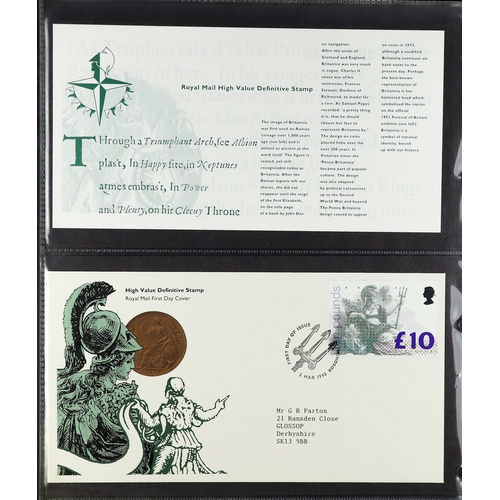 1084 - GB.FIRST DAY COVERS 1986-2010 a very clean collection in twenty albums, with Bureau and non-Bureau i... 