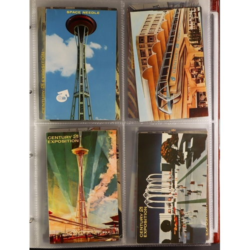 117 - COLLECTIONS & ACCUMULATIONS UNITED STATES EXHIBITIONS - 1962 SEATTLE WORLD'S FAIR a collection of pi... 