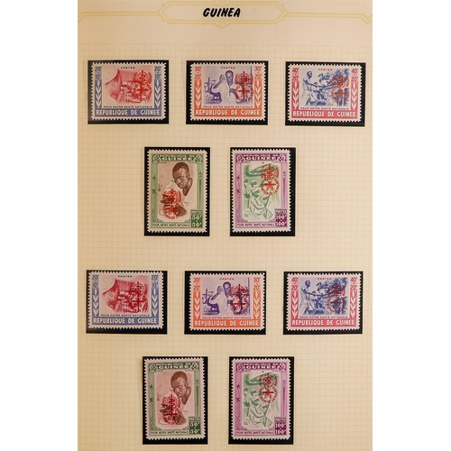 122 - TOPICALS MALARIA ERADICATION 1960-63 never hinged mint collection with sets, miniature sheets & shee... 