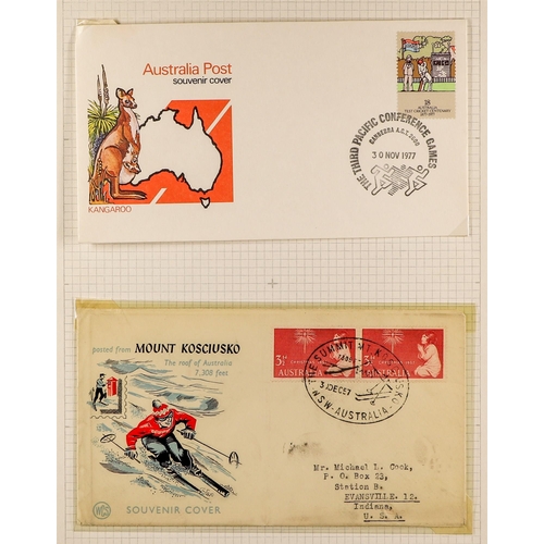 127 - TOPICALS SPORTS ON STAMPS OF AUSTRALIA 1957-95 in an alum, incl. fine mint (mostly never hinged) sta... 