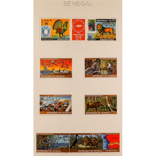 128 - TOPICALS WILDLIFE ON STAMPS mostly mint collection of all world 20th century issues in an album, wit... 