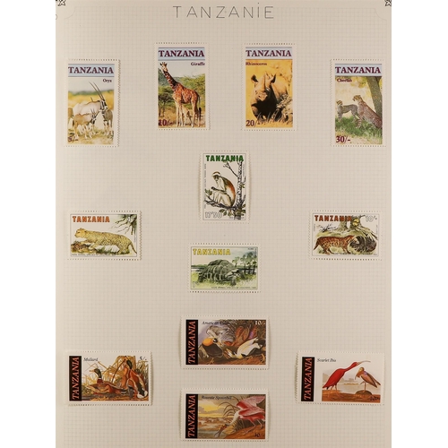 128 - TOPICALS WILDLIFE ON STAMPS mostly mint collection of all world 20th century issues in an album, wit... 