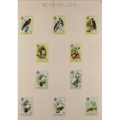 128 - TOPICALS WILDLIFE ON STAMPS mostly mint collection of all world 20th century issues in an album, wit... 