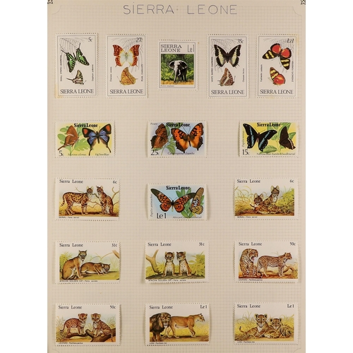 128 - TOPICALS WILDLIFE ON STAMPS mostly mint collection of all world 20th century issues in an album, wit... 