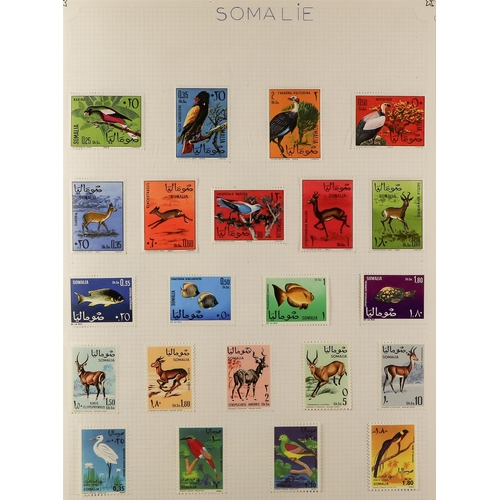 128 - TOPICALS WILDLIFE ON STAMPS mostly mint collection of all world 20th century issues in an album, wit... 