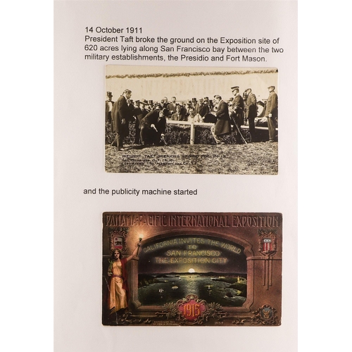 16 - COLLECTIONS & ACCUMULATIONS UNITED STATES EXHIBITIONS - 1915 PANAMA PACIFIC INTERNATIONAL EXPOSITION... 