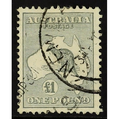 172 - AUSTRALIA 1931-36 £1 grey Kangaroo