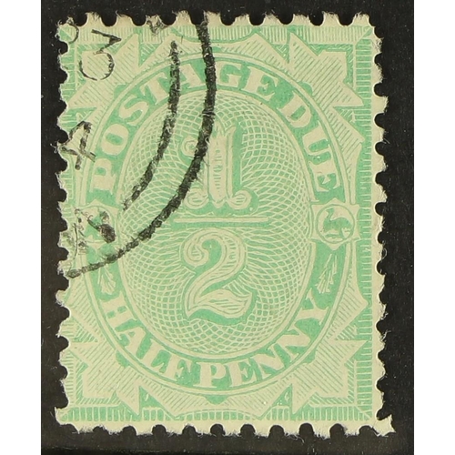 186 - AUSTRALIA POSTAGE DUE 1904 ½d emerald-green, perf 11 watermark inverted, SG D34, very fine cds used.... 