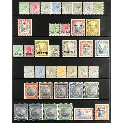 200 - BAHAMAS 1859-1935 FINE MINT COLLECTION incl. 1859-60 1d imperf SG 2, 1863-80 1s green, 1883 1d perf ... 