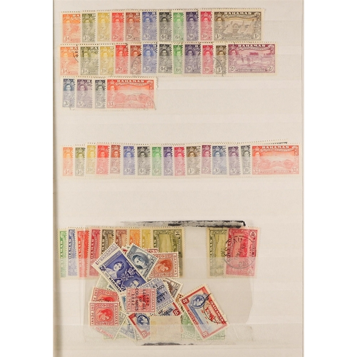 203 - BAHAMAS 1861-1970's VALUABLE COLLECTION in a stockbook and on pages, with strength in classic Chalon... 