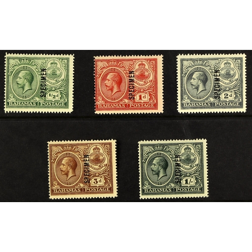 224 - BAHAMAS 1920 Peace Celebration set, overprinted 