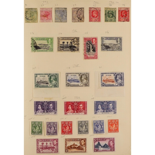 23 - COLLECTIONS & ACCUMULATIONS BRITISH COMMONWEALTH - AMERICAS & CARIBBEAN ISLANDS 1850's-1960's mint &... 