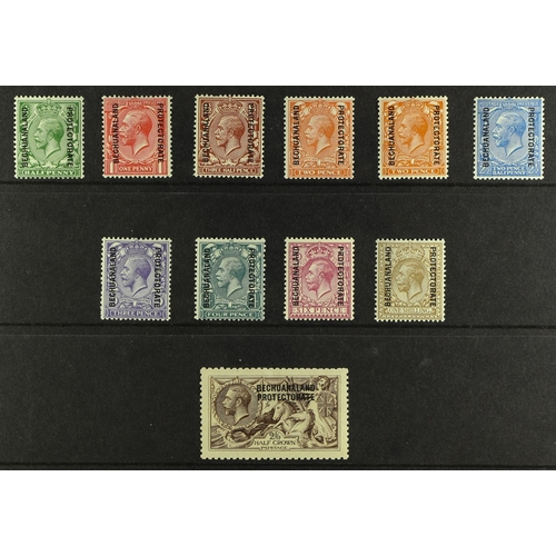 251 - BECHUANALAND 1913-35 MINT RANGE incl. 1913-24 set incl. 2d both Dies, 2s6d De La Rue Seahorse (some ... 