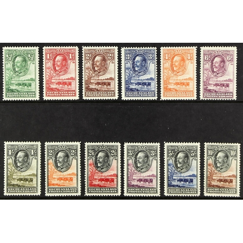 252 - BECHUANALAND 1932 Baobab Tree and Cattle set, SG 99/110, fine mint. Cat. £500. (12 stamps)