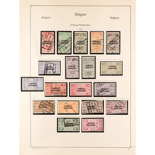 256 - BELGIUM 1909-33 USED COLLECTION plus some mint stamps scattered throughout, incl. 1910 Brussels Exhi... 