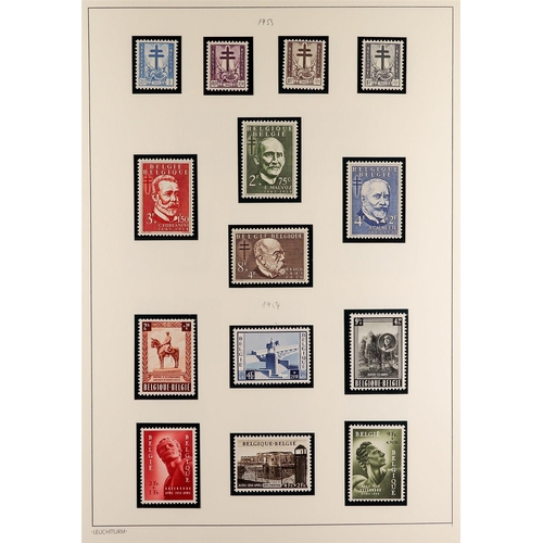 263 - BELGIUM 1953-72 NEVER HINGED MINT COLLECTION a highly complete run from 1953-61, incl. 1953-72 defin... 