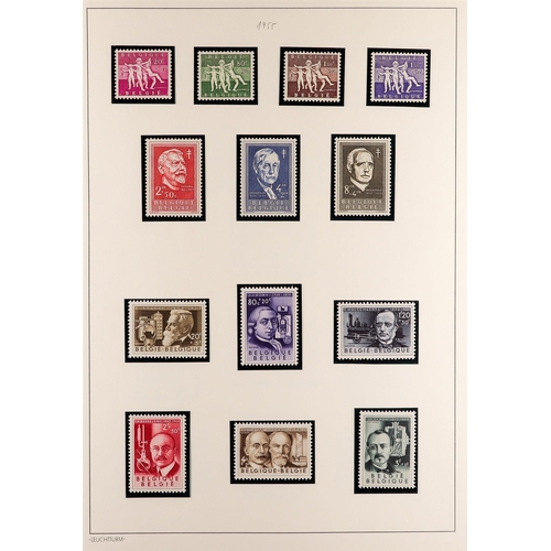 263 - BELGIUM 1953-72 NEVER HINGED MINT COLLECTION a highly complete run from 1953-61, incl. 1953-72 defin... 